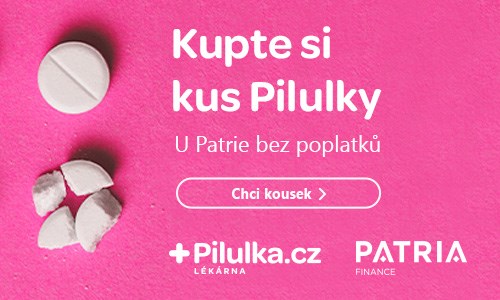 Pilulka.cz Patria IPO akcie burza farmacie lékárna technologie inovace