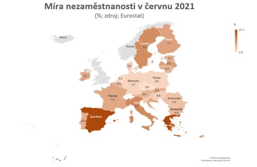 nezaměstnanost EU eurozóna