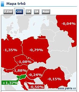 Mapa trhů patria.cz