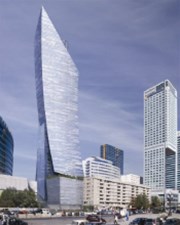 Orco dokončilo konstrukci mrakodrapu Zlota 44, cena za metr prý až 10 tis. EUR