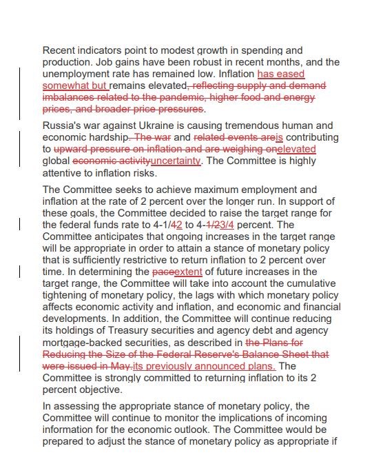 Co se změnilo v záznamu z jednání FOMC americké centrální banky Fed