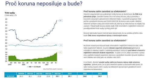 Proč koruna neposiluje a bude?