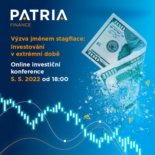 Výzva jménem stagflace: Investování v extrémní době. Zdeněk Tůma či Jaroslav Šura na online konferenci Patrie 5. 5. od 18:00