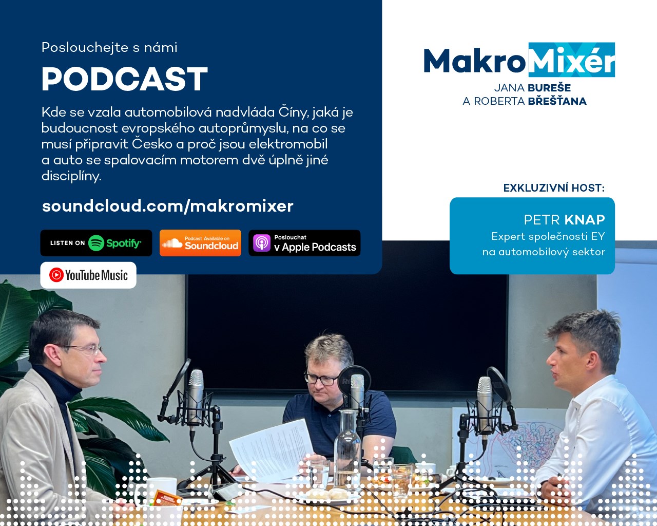 Podcast MakroMixér s Petrem Knapem: Kde se vzala nadvláda Číny, jaká je budoucnost evropského autoprůmyslu a na co se musí připravit Česko