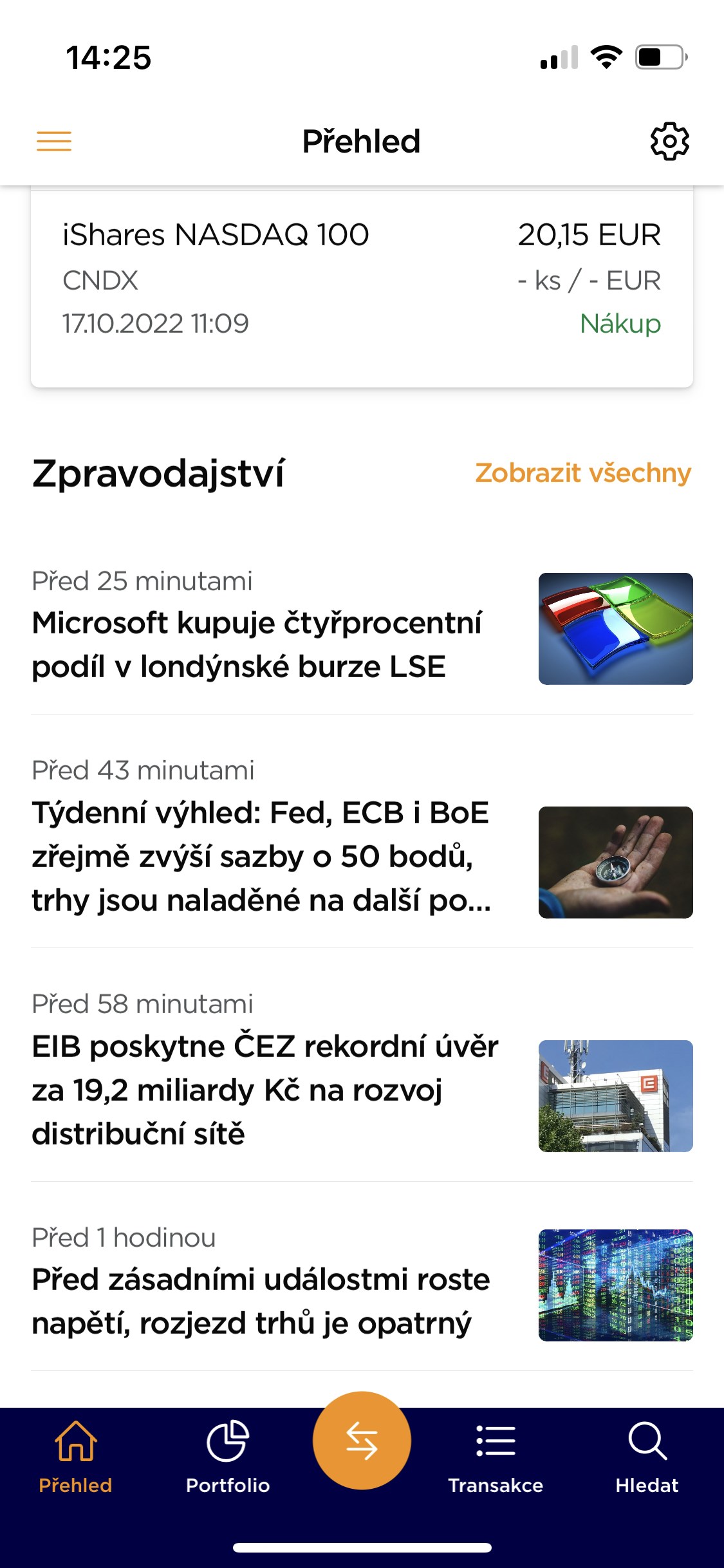 Responzívní zpravodajství Patria.cz v nové mobilní aplikaci Patria