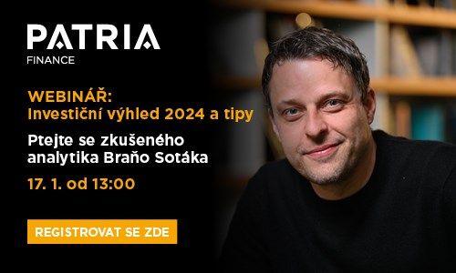 WEBINÁŘ: Ptejte se zkušeného analytika Braňo Sotáka: Investiční výhled 2024, tipy i výsledková sezóna 17. ledna od 13:00