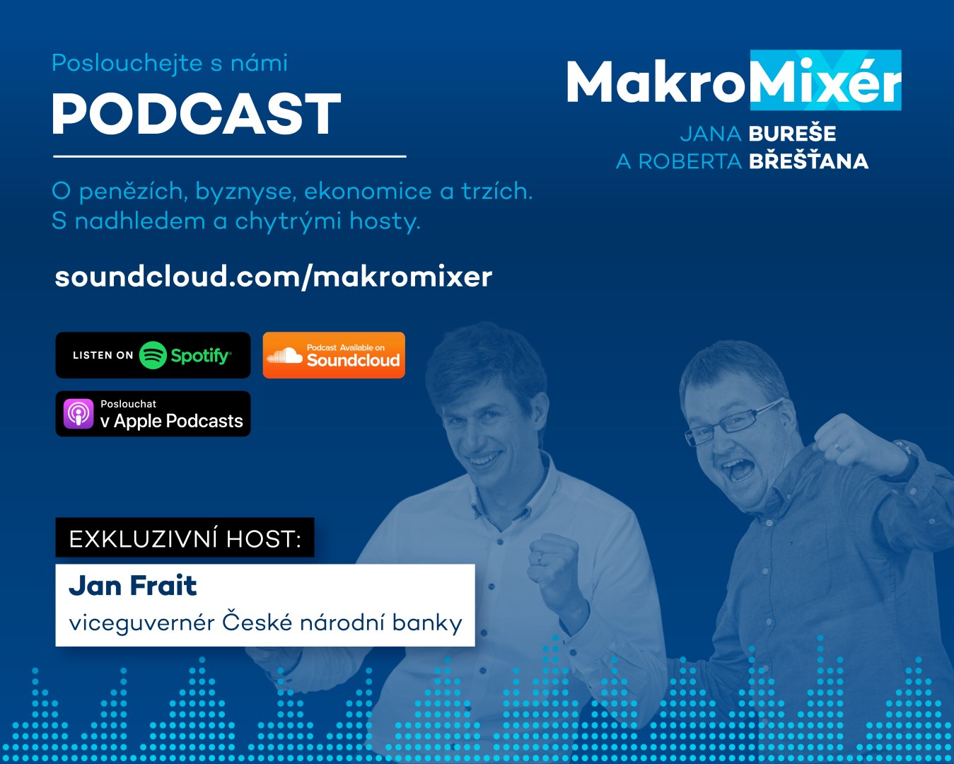 Viceguvernér ČNB Jan Frait v podcastu MakroMixér: Inflace poklesne k velmi nízkým jednociferným hodnotám. Trh práce je rizikem a silná koruna lékem