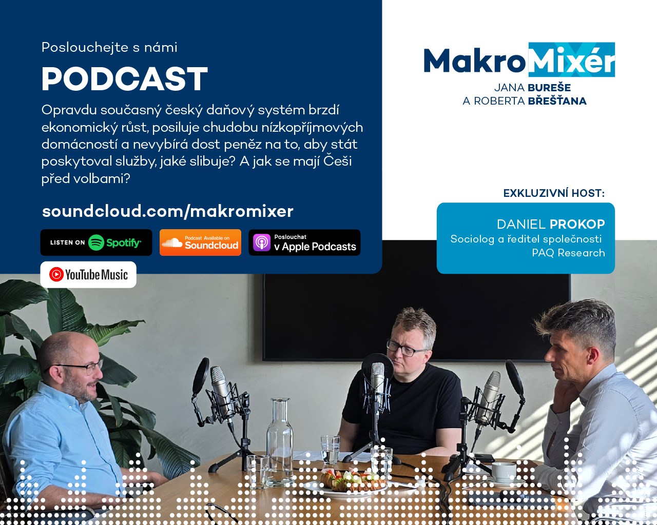 MakroMixér se sociologem Danielem Prokopem: Většina Čechů neví, jak daně fungují