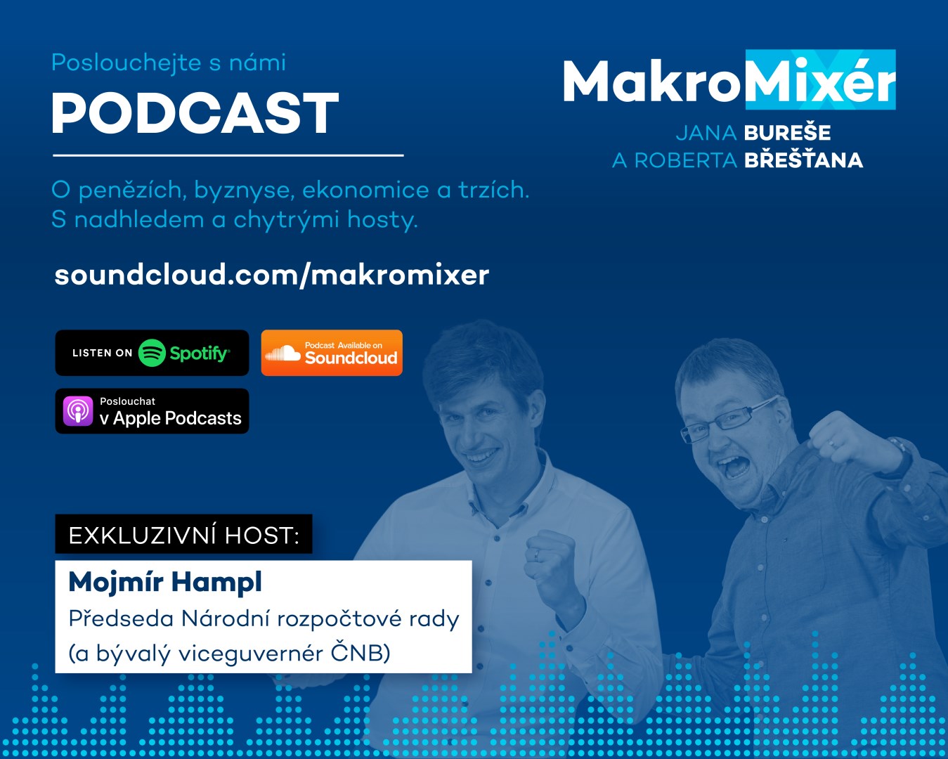 Jsou Češi černí pasažéři ekonomického systému? Proč nám tak málo vadí dvouciferná inflace? Podcast MakroMixér s Mojmírem Hamplem