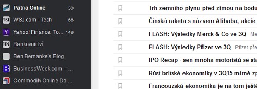 Feedly v akci Feedly v akci