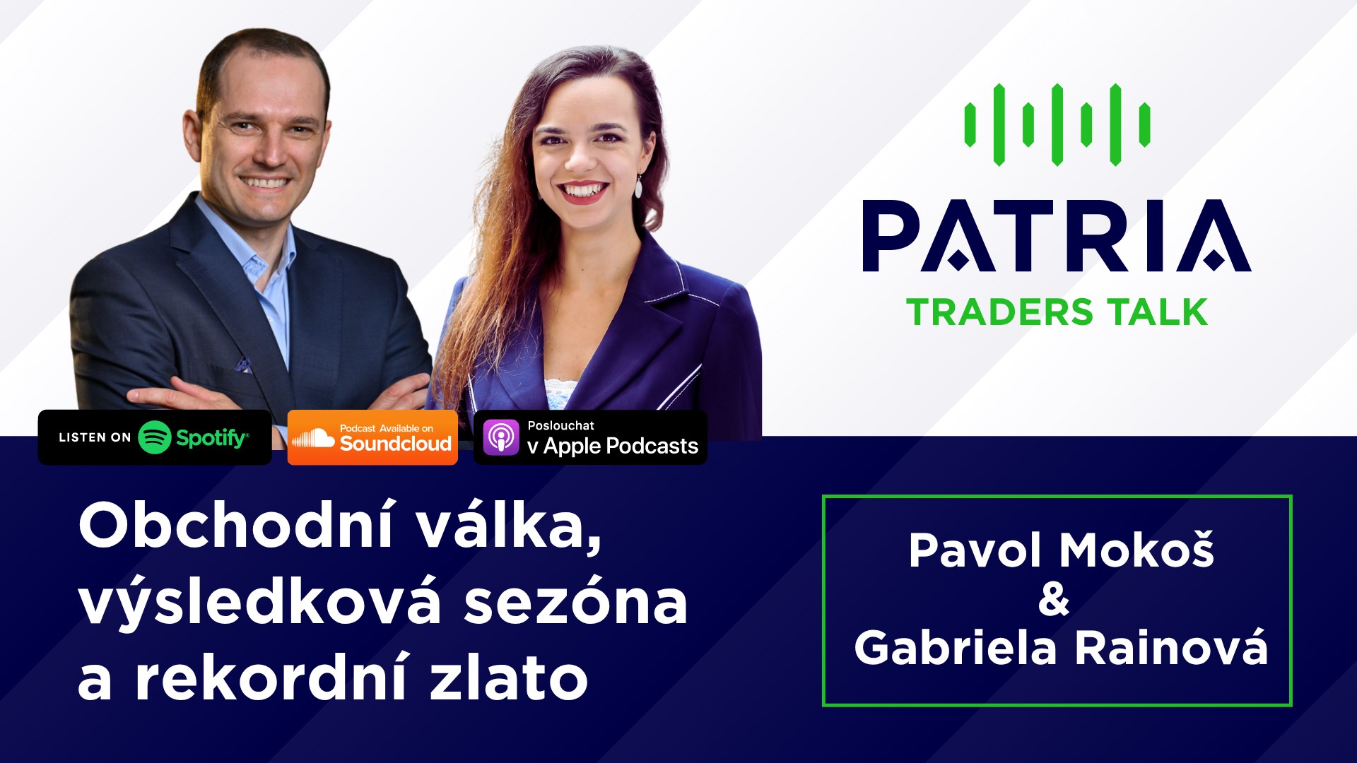 Traders Talk: Obchodní válka, výsledková sezóna a rekordní zlato