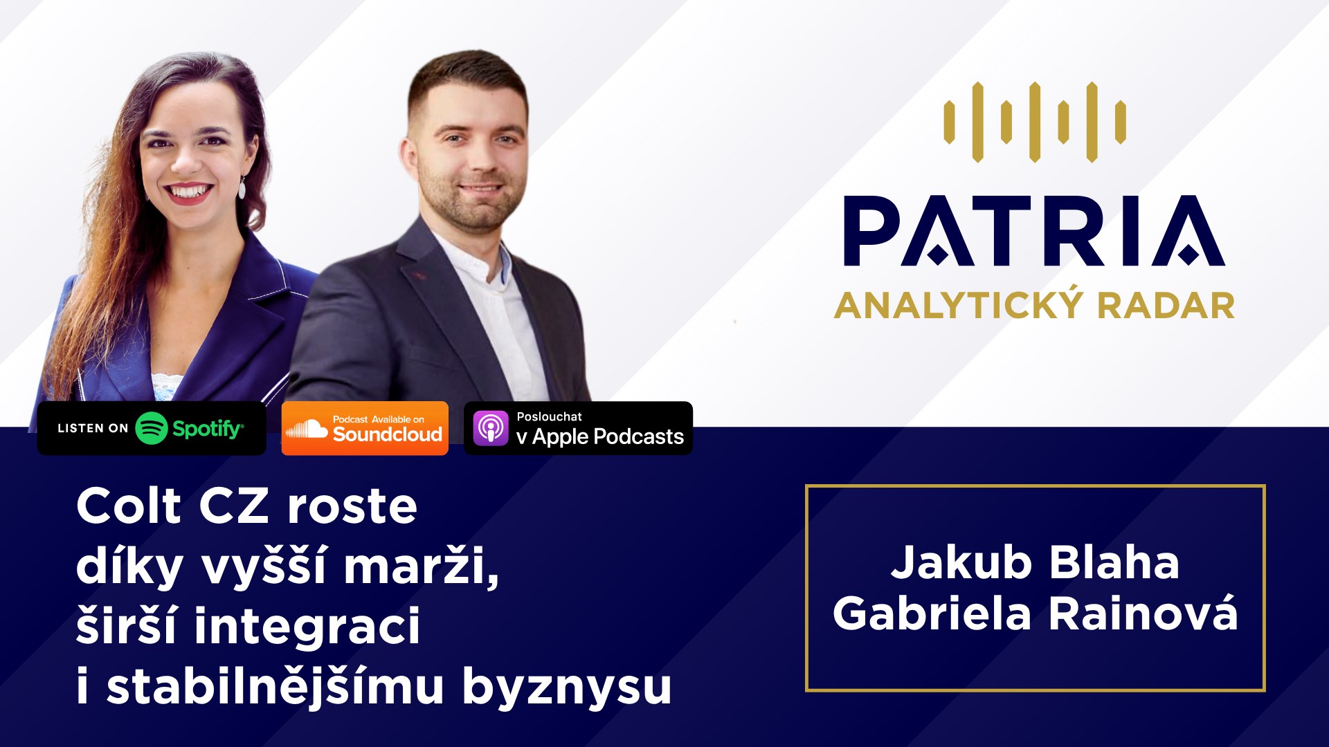 Analytický radar: Colt CZ roste díky vyšší marži, širší integraci i stabilnějšímu byznysu