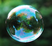 Nenafouklá bublina