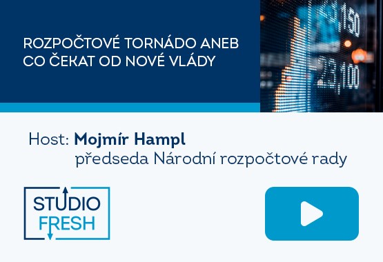 FRESH živě: Rozpočtové tornádo aneb co čekat od nové vlády? Odpovídá Mojmír Hampl
