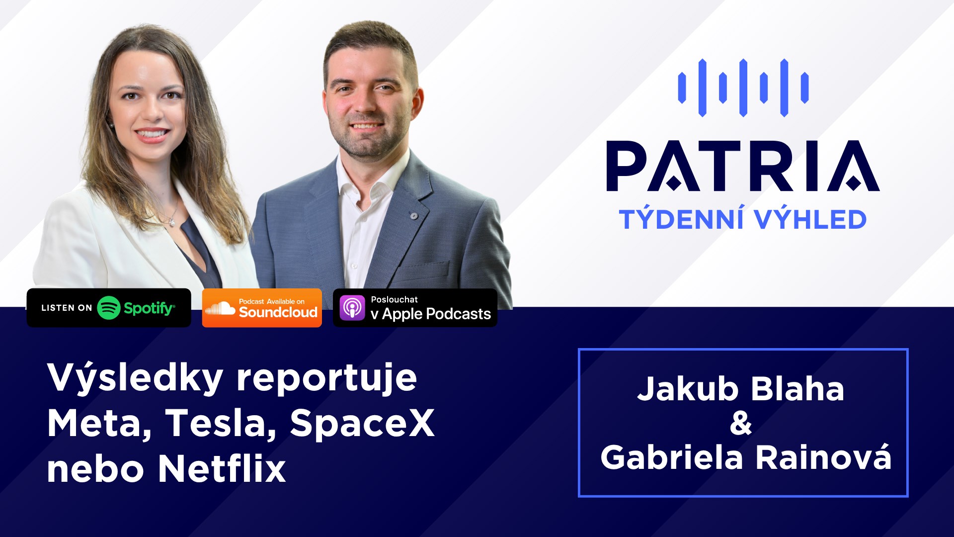 PODCAST Týdenní výhled: Výsledky reportuje Meta, Tesla, SpaceX nebo Netflix
