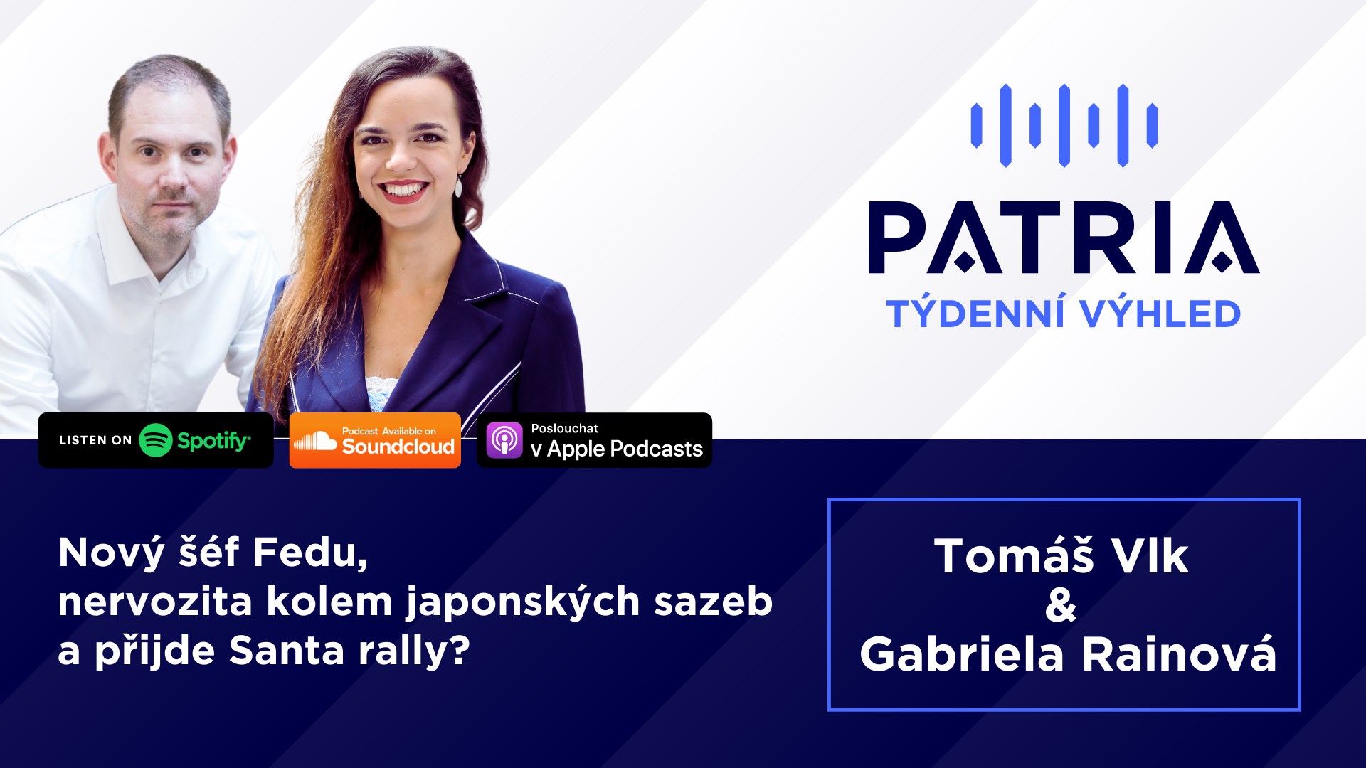 PODCAST Týdenní výhled: Trump vybral nového šéfa Fedu, stoupá nervozita kolem japonských sazeb a bitcoin padá