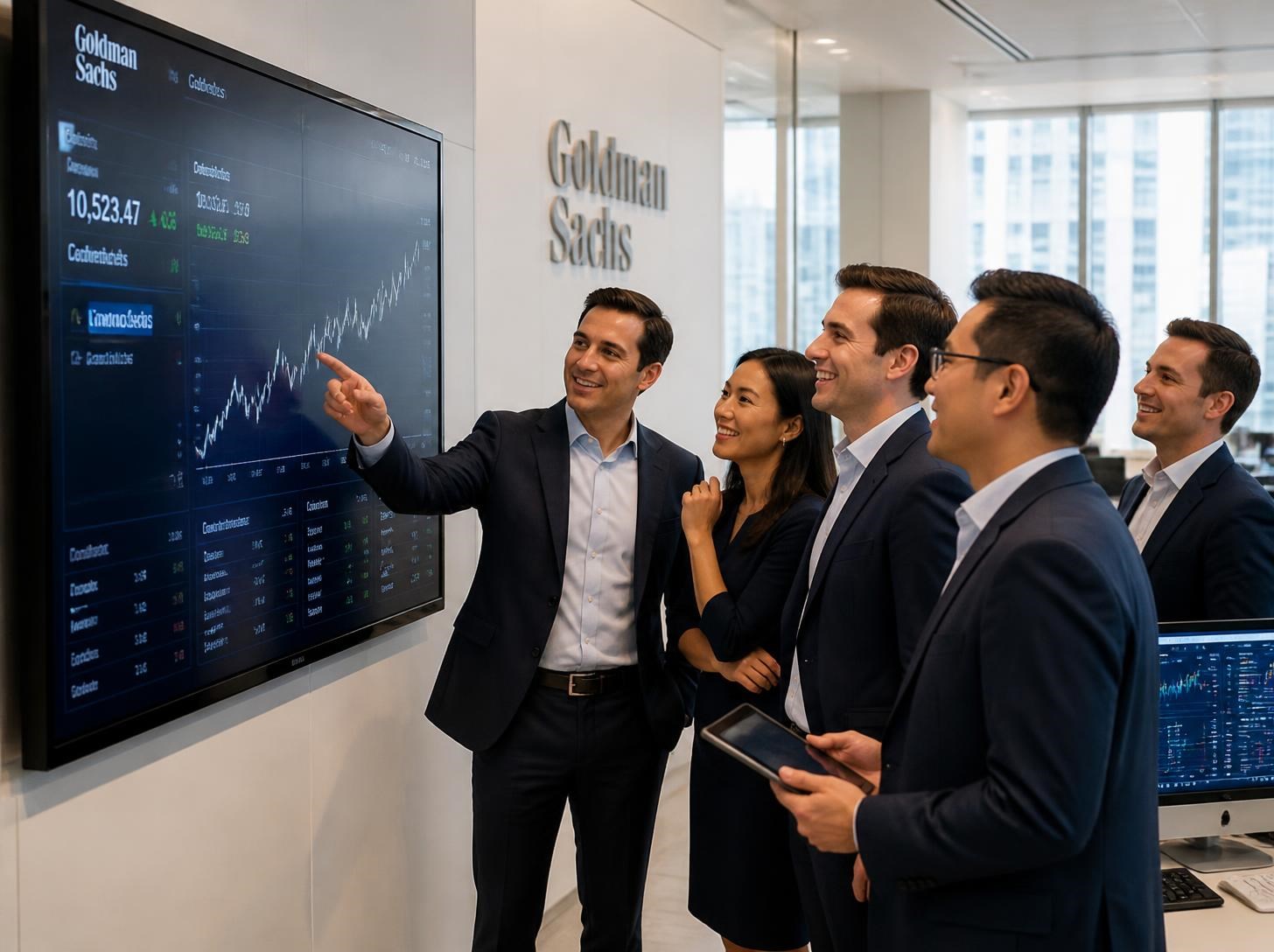 Goldman Sachs zlepšil výhled pro akcie. Silné firemní zisky mají podpořit další růst