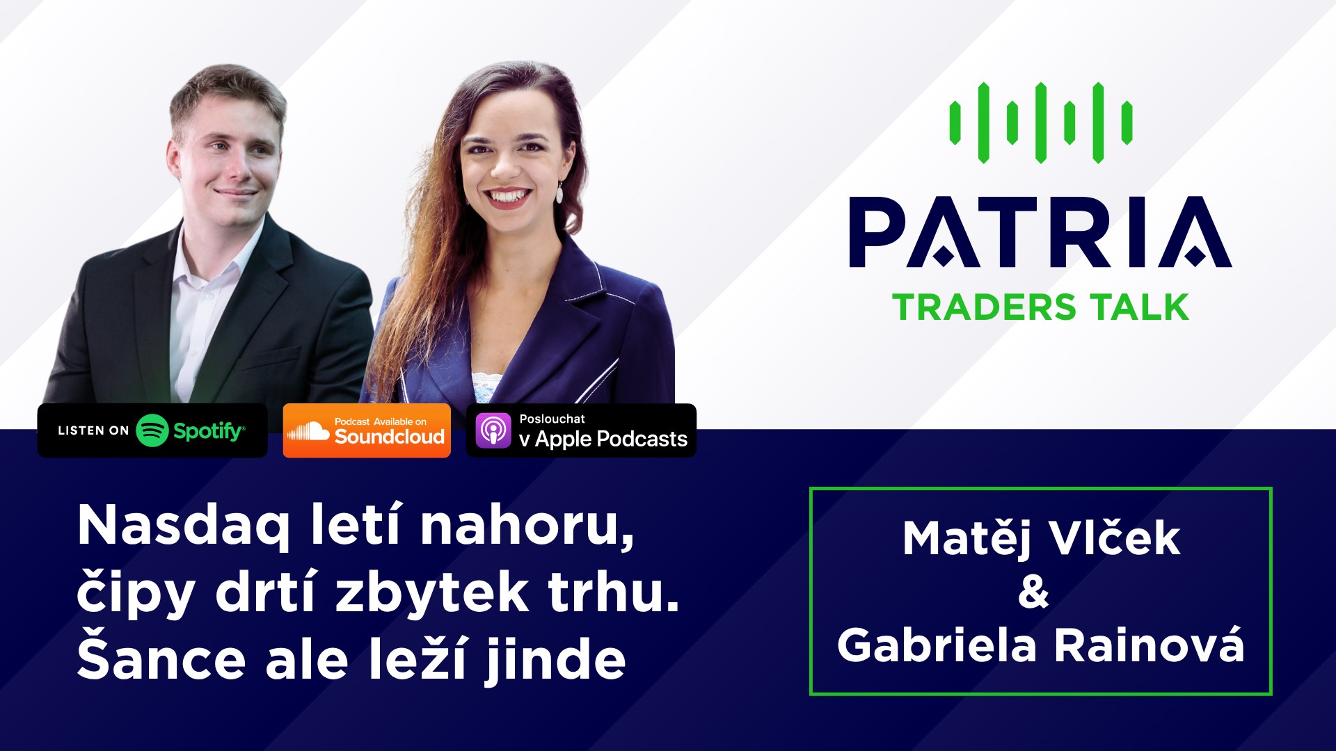 Traders Talk: Nasdaq letí nahoru, čipy drtí zbytek trhu. Šance ale leží jinde