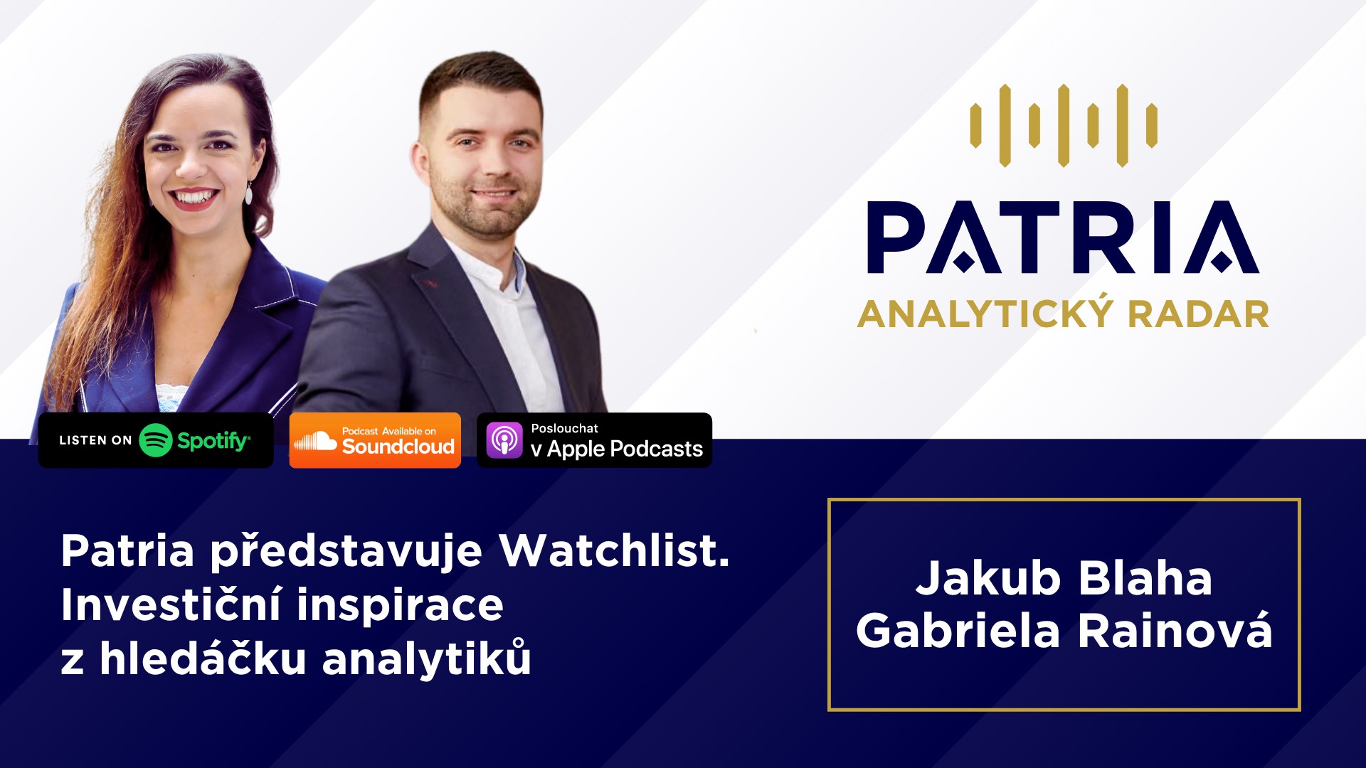 Analytický radar: Patria představuje Watchlist - investiční inspirace z hledáčku analytiků