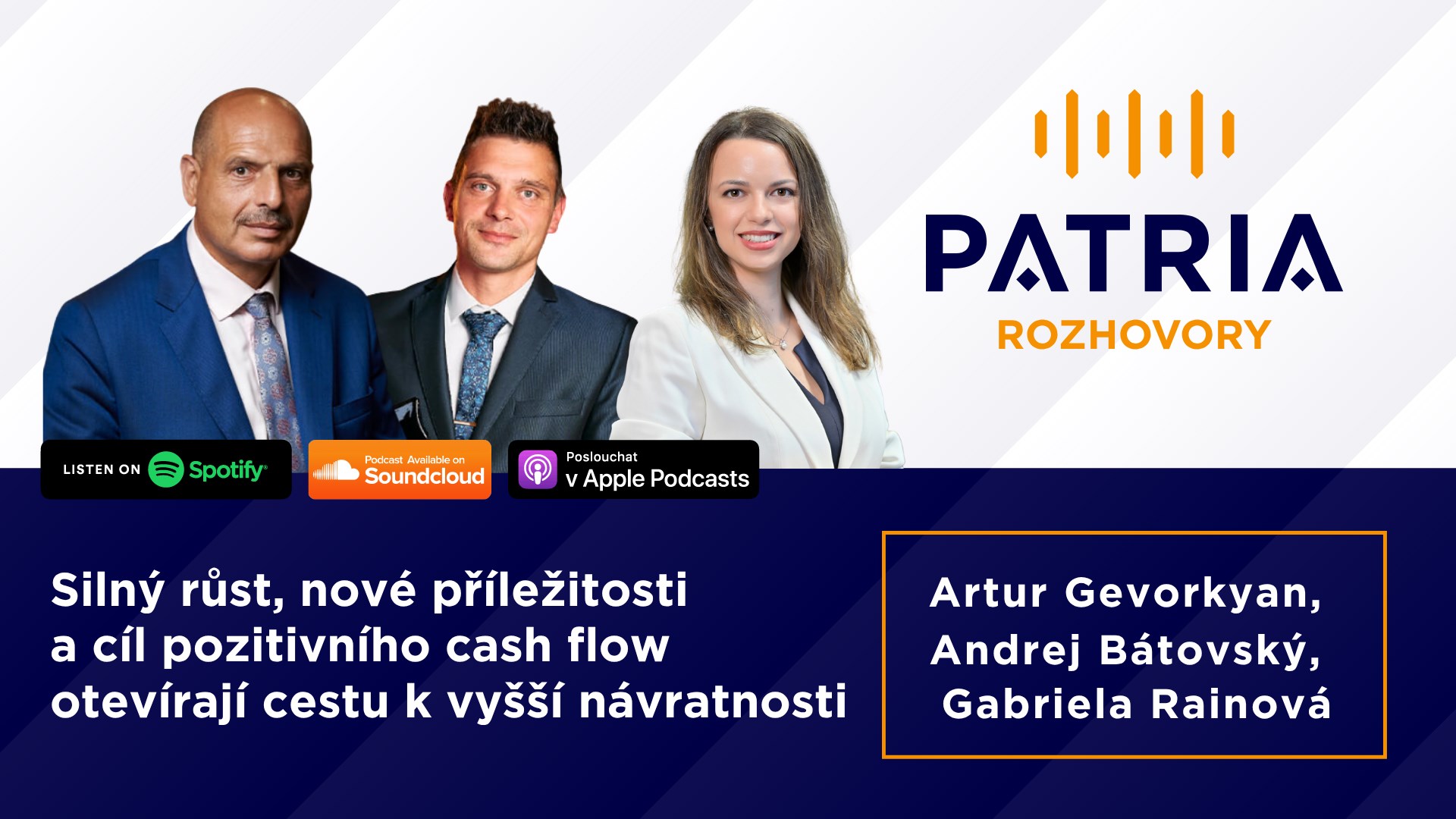 PODCAST GEVORKYAN: Silný růst, nové příležitosti a cíl pozitivního cash flow otevírají cestu k vyšší návratnosti