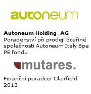 Poradenská síť Clairfield úspěšně dokončila prodej společnosti Autoneum Italy Spa německému fondu Mutares AG