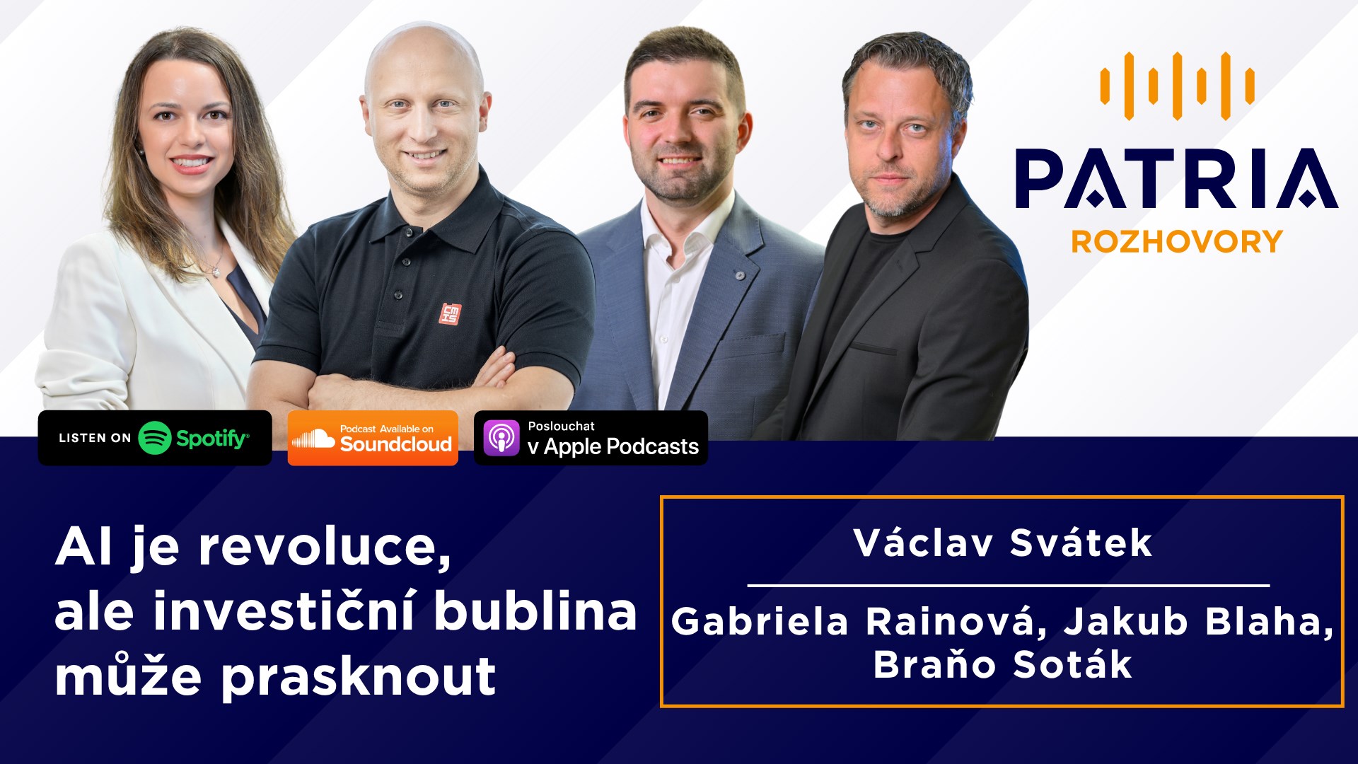 PODCAST Rozhovory s Václavem Svátkem: AI je revoluce, ale investiční bublina může prasknout