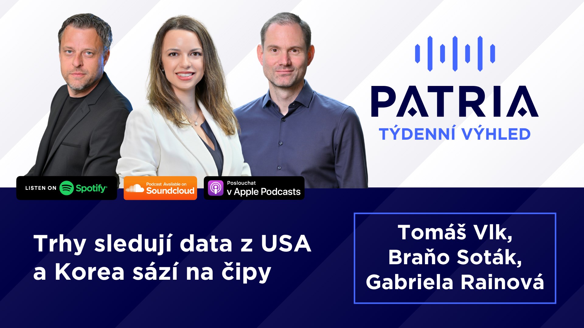 PODCAST Týdenní výhled: Trhy sledují data z USA a Korea sází na čipy