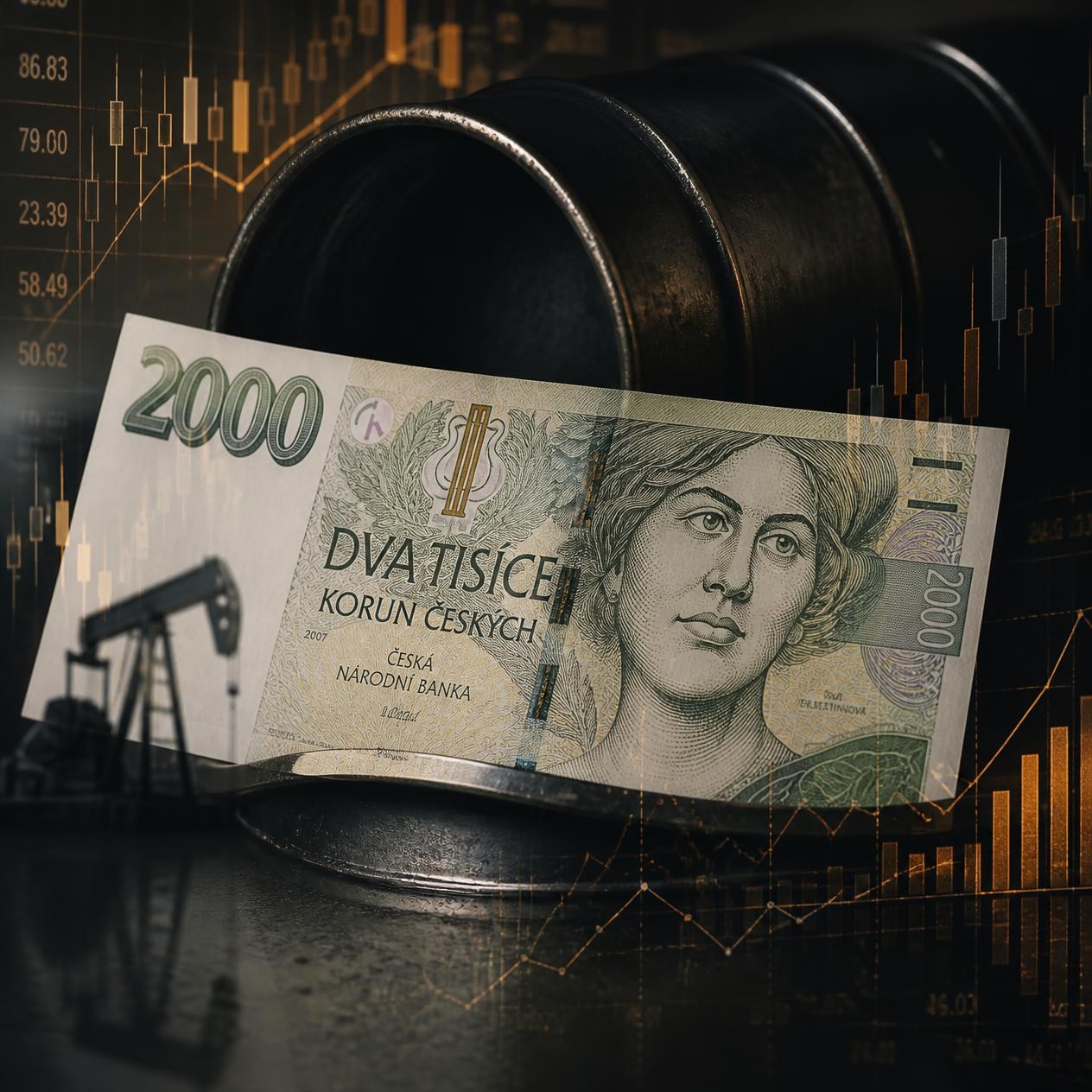 FX Strategie: Drahé energie vracejí korunu pod tlak. Fed může trhy překvapit spíše tónem než sazbami