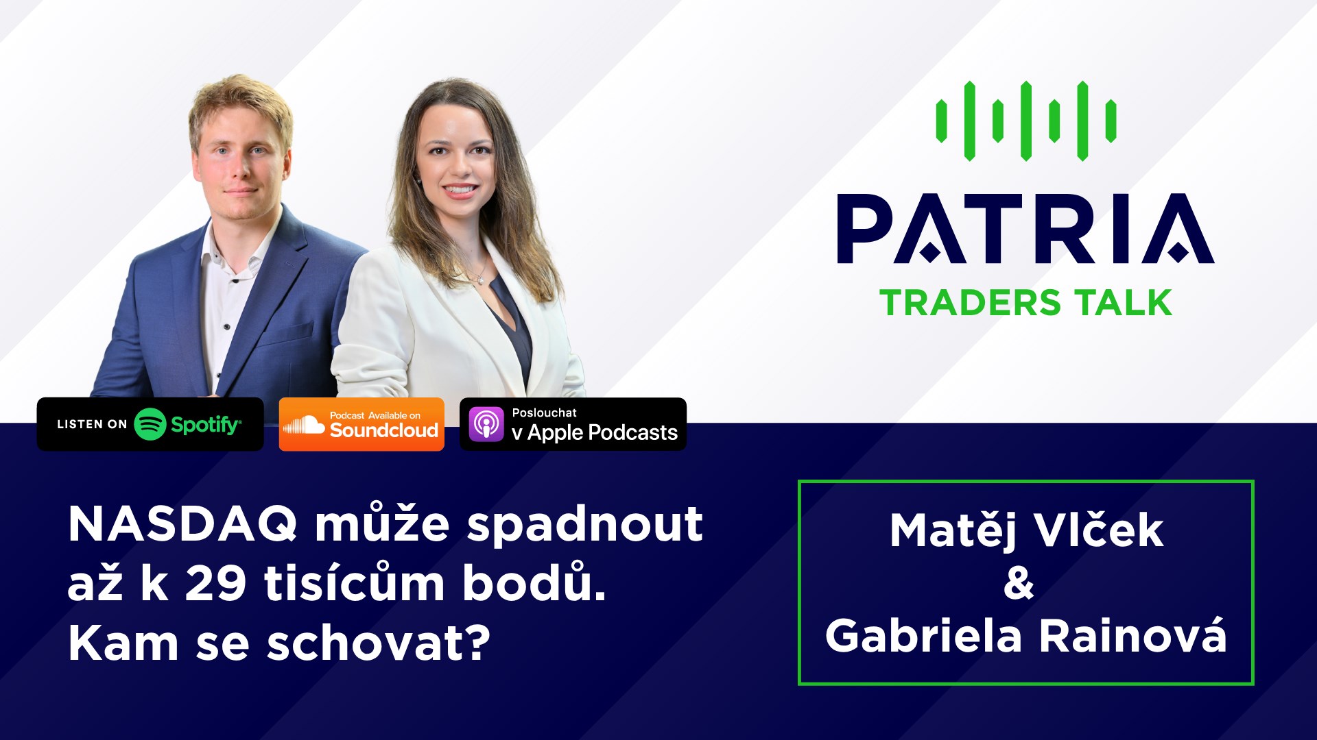 Traders Talk: NASDAQ může spadnout až k 29 tisícům bodů. Kam se schovat?