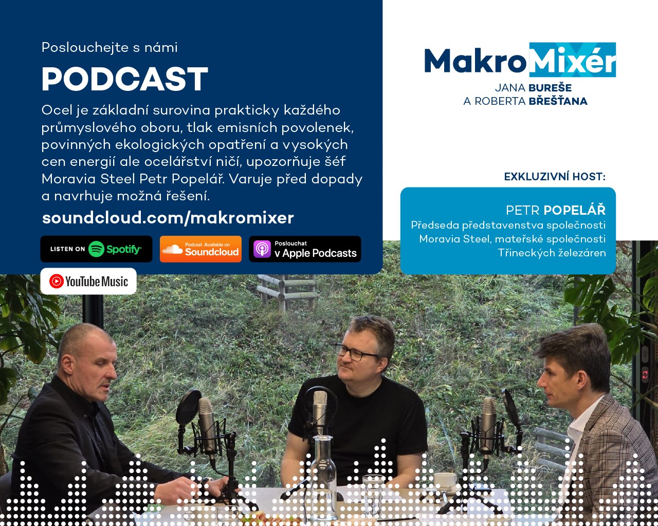 MakroMixér: Ocel jako strategická surovina? Bez férových podmínek EU hrozí zánik