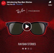 Hudba, hovory i fotky a videa. Facebook představil chytré brýle, vyvinuté s Ray-Ban