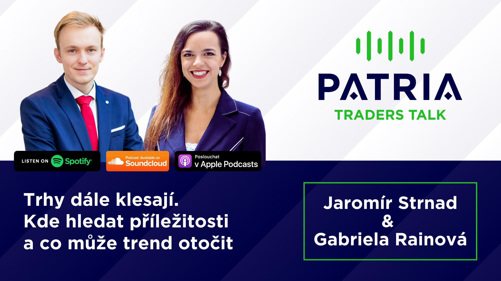 Traders Talk: Trhy dále klesají. Kde hledat příležitosti a co může trend otočit