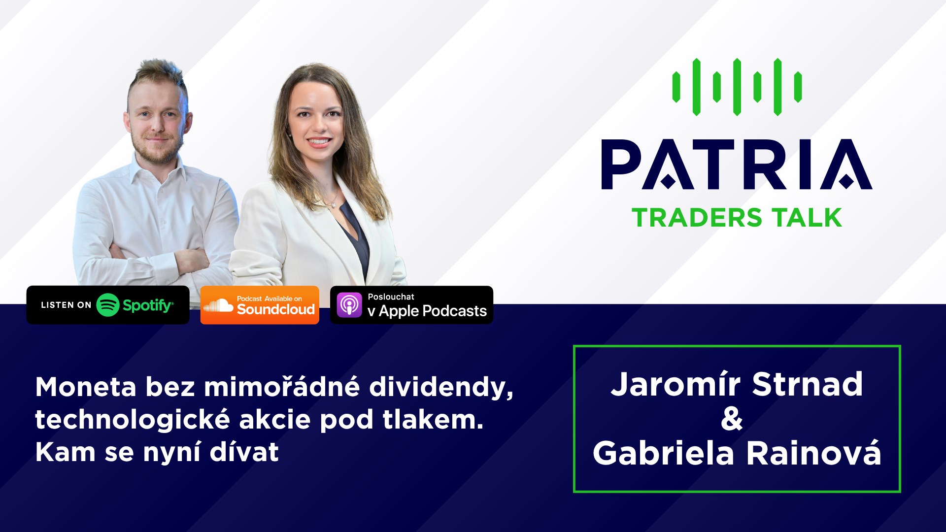Traders Talk: Moneta bez mimořádné dividendy, technologické akcie pod tlakem. Kam se nyní dívat