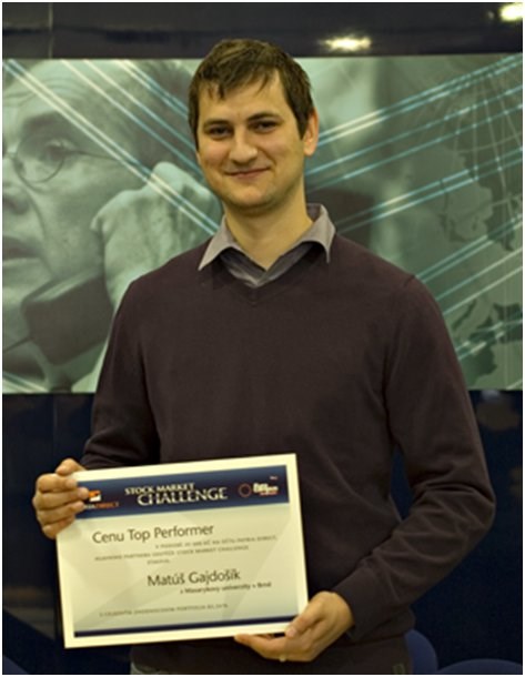 Známe druhého výherce soutěže The Eurocampus Stock Market Challenge