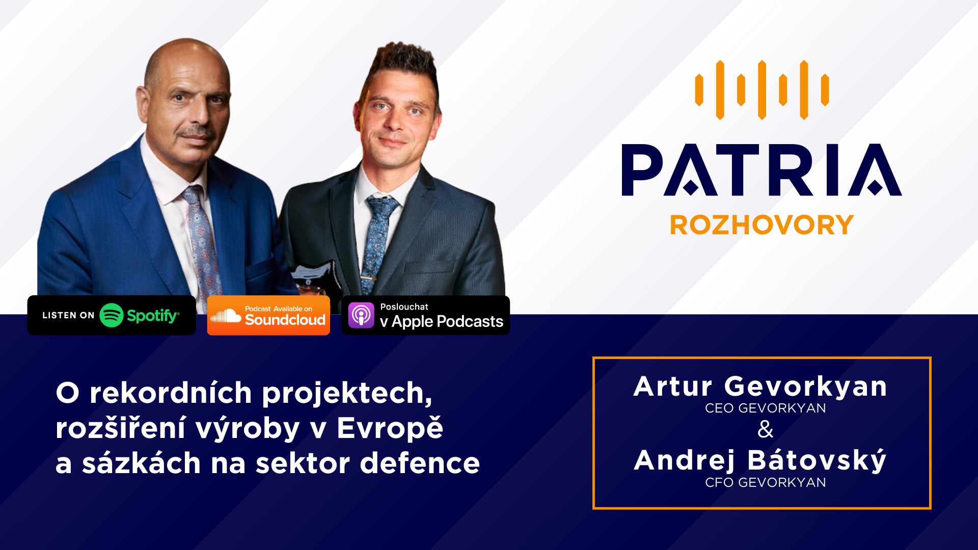 Artur Gevorkyan a Andrej Bátovský o rekordních projektech, příležitostech pro akvizice, sázkách na defence sektor i burze, která posune firmu úplně jinam