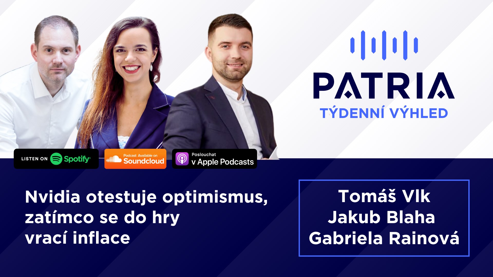 PODCAST Týdenní výhled: Nvidia otestuje optimismus, zatímco se do hry vrací inflace