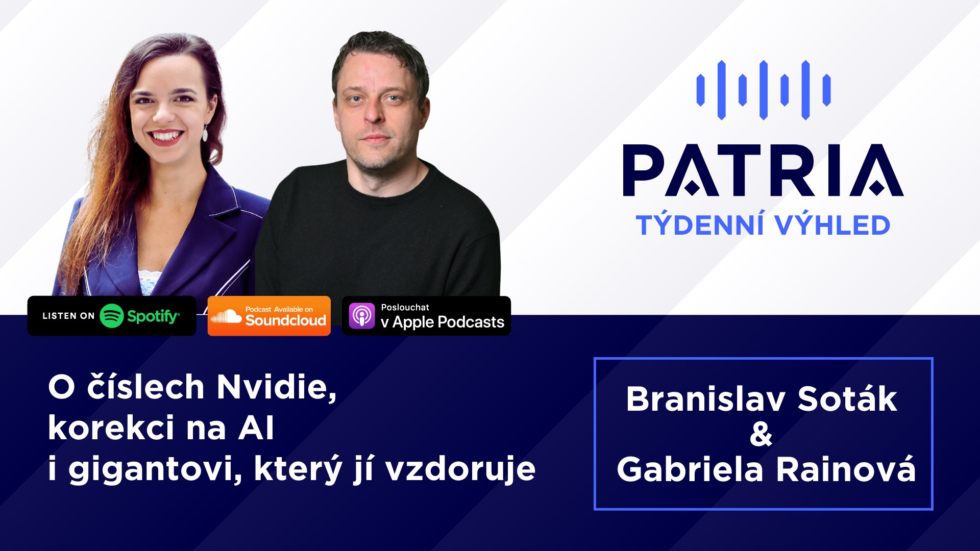 PODCAST Týdenní výhled: O číslech Nvidie, korekci na AI i gigantovi, který jí vzdoruje