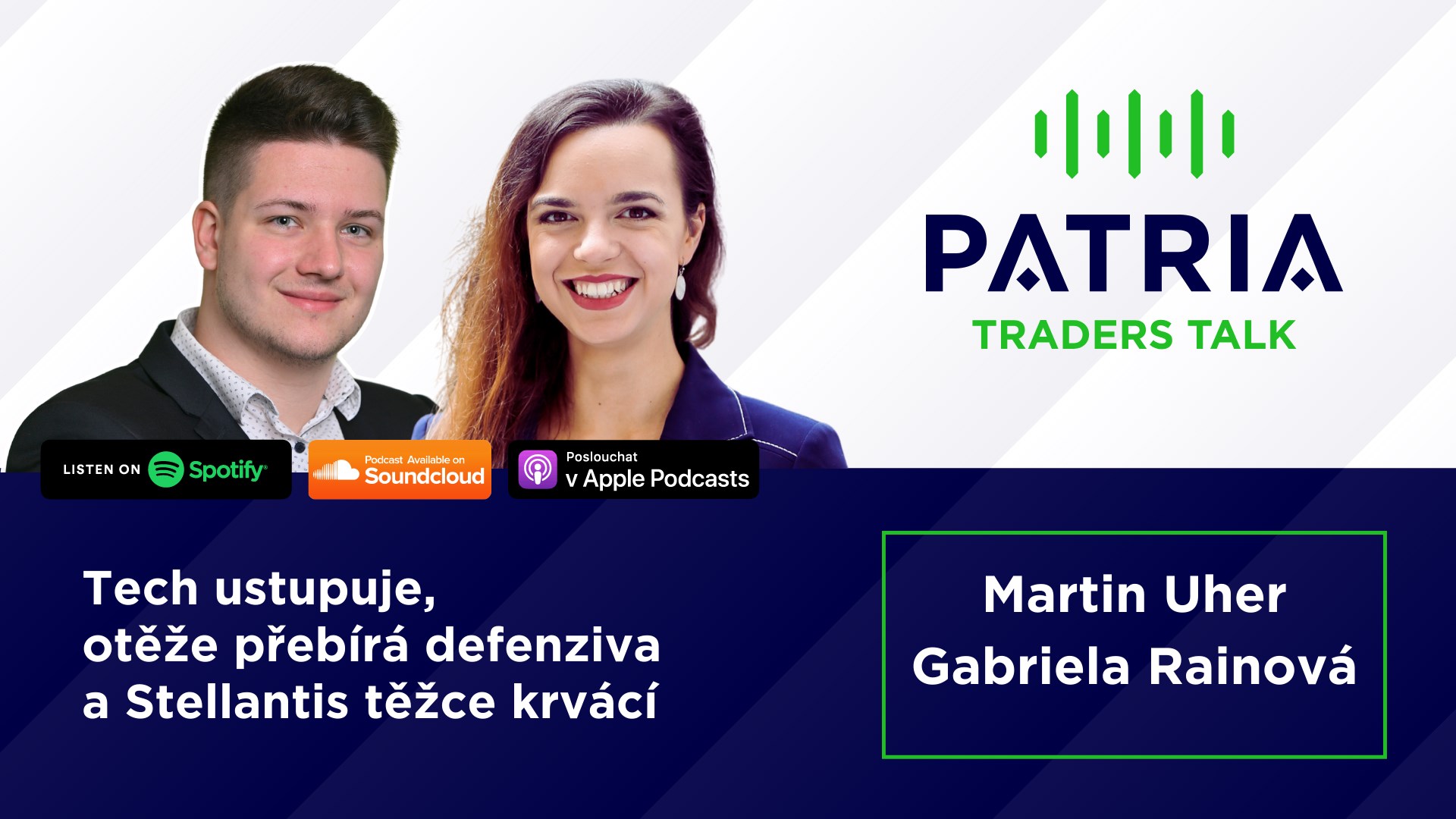 Traders Talk: Tech ustupuje, otěže přebírá defenziva a Stellantis těžce krvácí