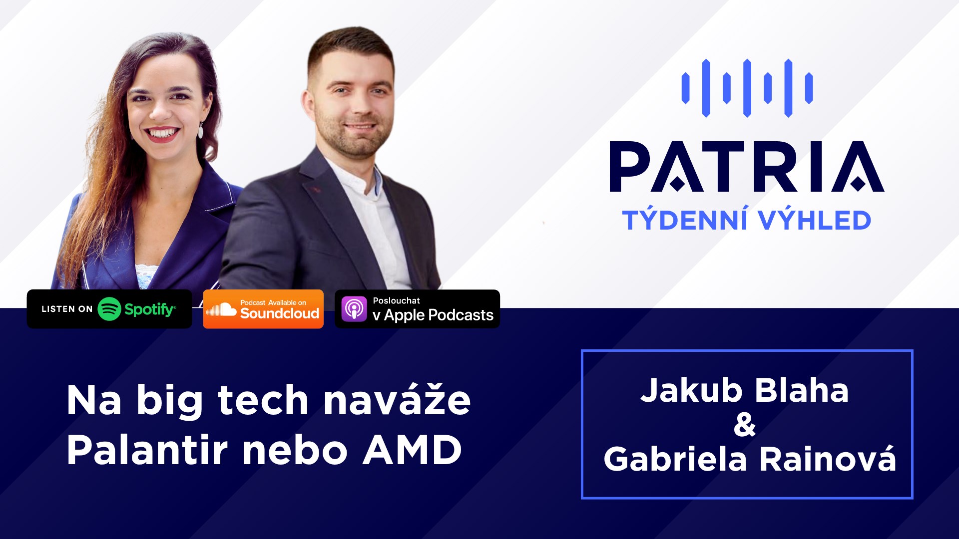 PODCAST Týdenní výhled: Na big tech naváže Palantir nebo AMD