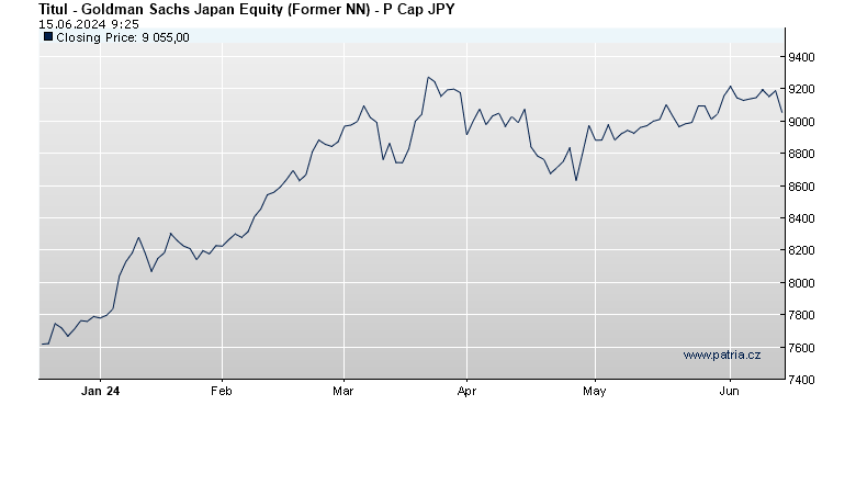 Goldman Sachs Japan Equity (Former NN) - P Cap JPY